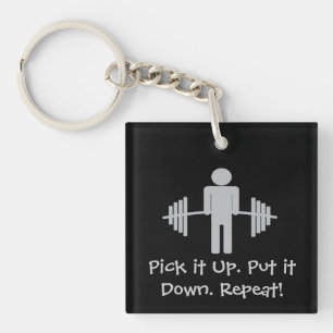 Weightlifting Keychain