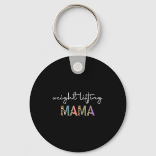 Weightlifting Mama Women Gift - Funny Weightlifter Key Ring