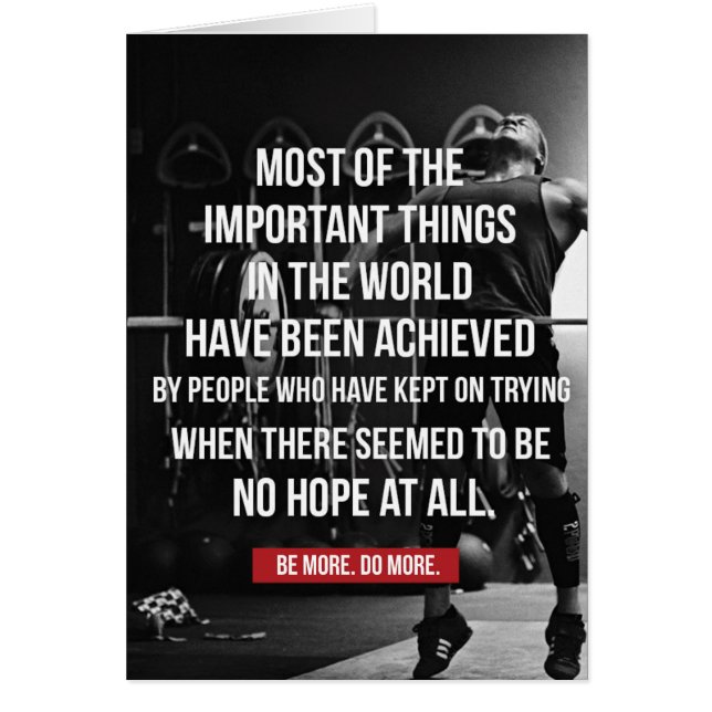 Weightlifting Motivational Words - Workout (Front)