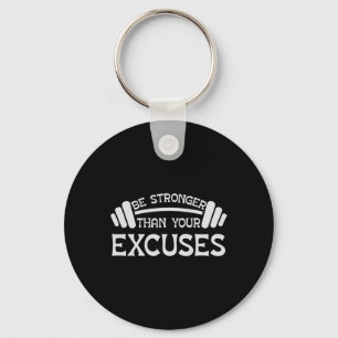 Weightlifting Motivational Workout And Gym Quote W Key Ring