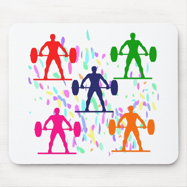 WEIGHTLIFTING MOUSE PAD (Front)