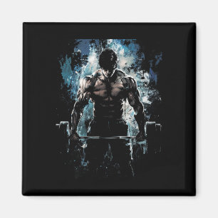 Weightlifting Muscle Gym Fitness Workout Strength Magnet