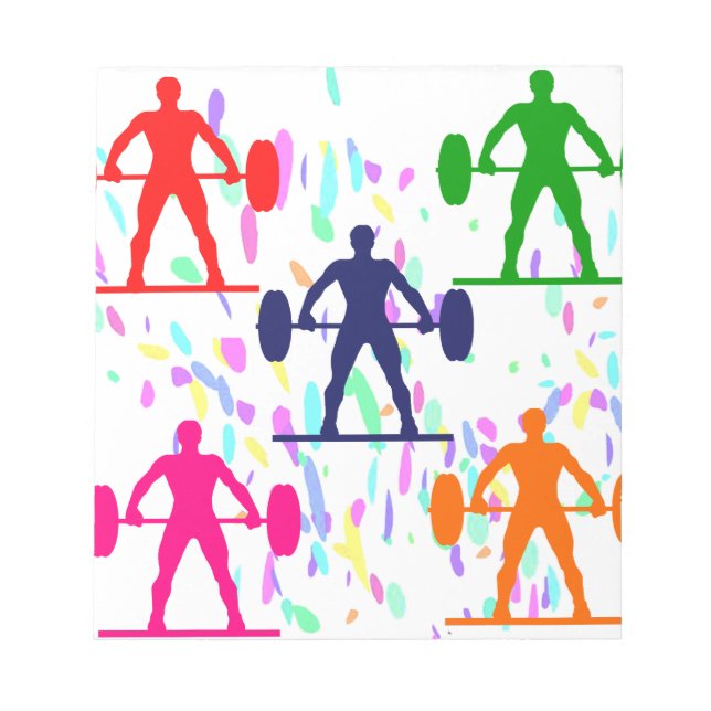 WEIGHTLIFTING NOTEPAD (Front)