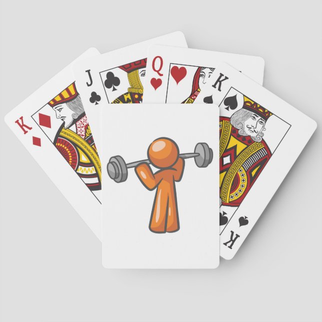 Weightlifting  Playing Cards (Back)