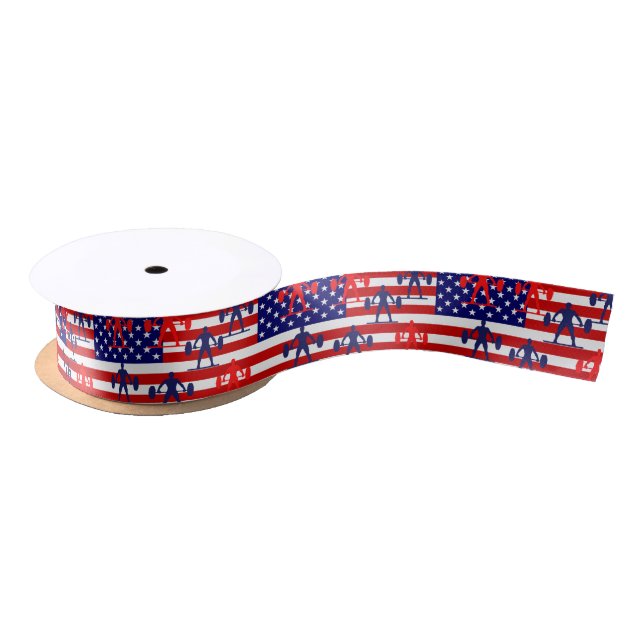 Weightlifting Satin Ribbon (Spool)
