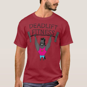 Weightlifting Unicorn Deadlifting Rainbow T-Shirt