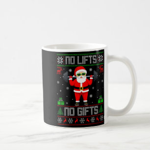 Weightlifting Workout Gym Santa Christmas Ugly Swe Coffee Mug