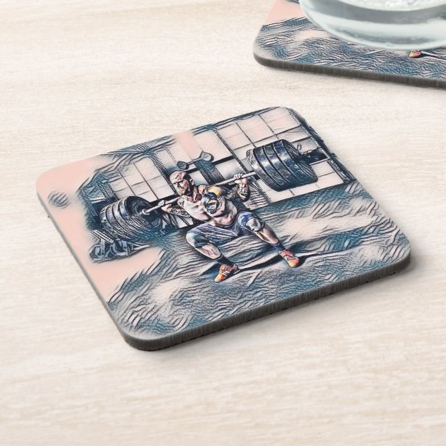 Weightliftter Coaster (Left Side)