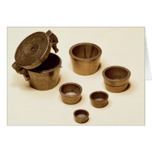 Weights used by merchants and apothecaries