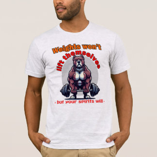 Weights won't lift themselves  T-Shirt