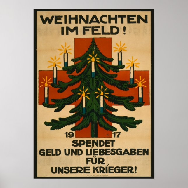 Weihnachten Im Feld Poster (Front)
