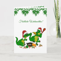 Weihnachts Drachen , auf Deutsch