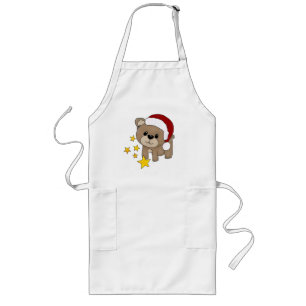 Weihnachtsbär long apron