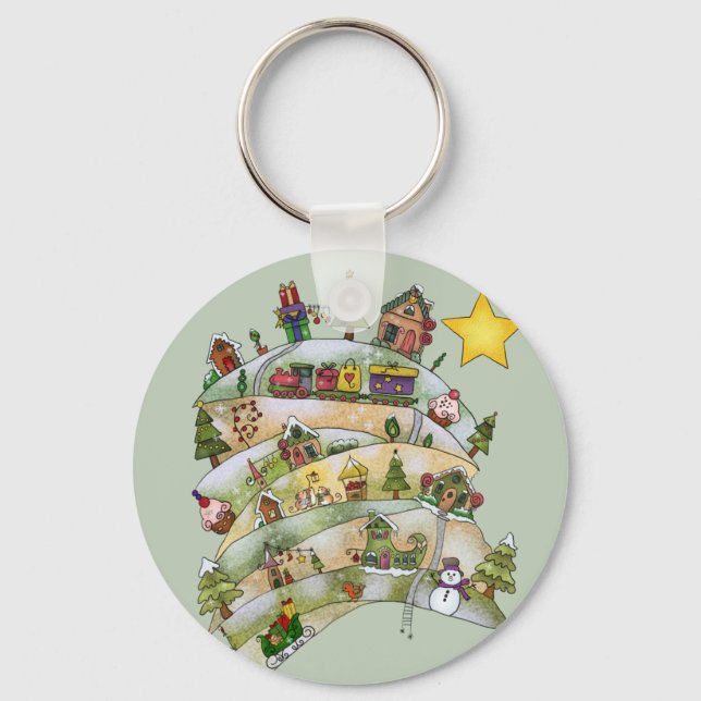 Weihnachtsdorf Key Ring (Front)