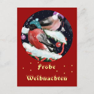 Weihnachtsgruss , Dompfaff Postcard