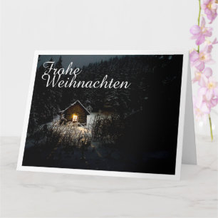 Weihnachtsgrüße mit Hexenhaus Card