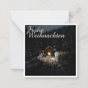 Weihnachtsgrüße mit Hexenhaus Card