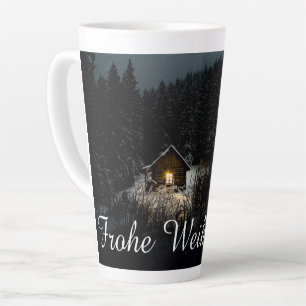 Weihnachtsgrüße mit Hexenhaus Latte Mug