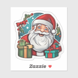 Weihnachtsmann mit Geschenken - 