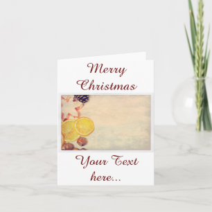 Weihnachtsmotiv mit Früchten... Holiday Card