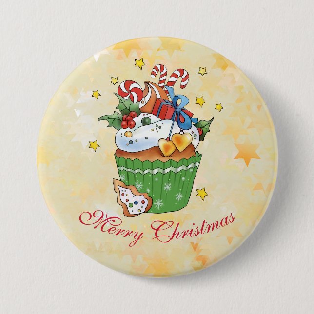 Weihnachtsmuffin  button (Front)
