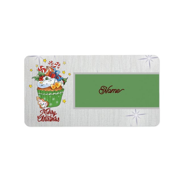 Weihnachtsmuffin  label (Front)