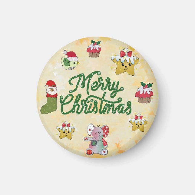 Weihnachtsteller  magnet (Front)