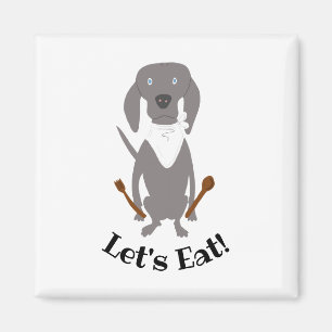 Weim Chef Weimaraner Grey Ghost Dog Cook Magnet