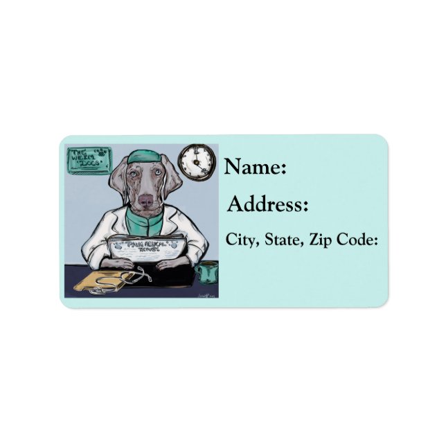 Weim Doc Label (Front)