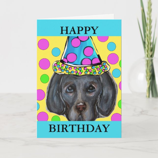 WEIMARANA CARD (Front)