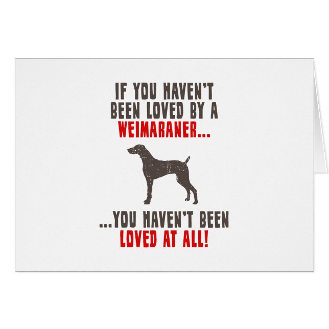 Weimaraner (Front Horizontal)