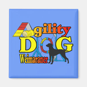 Weimaraner Agility Shirts Gifts Magnet