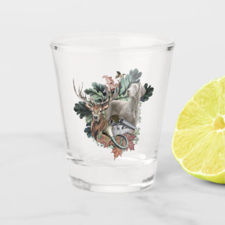 Weimaraner Art Shot Glass