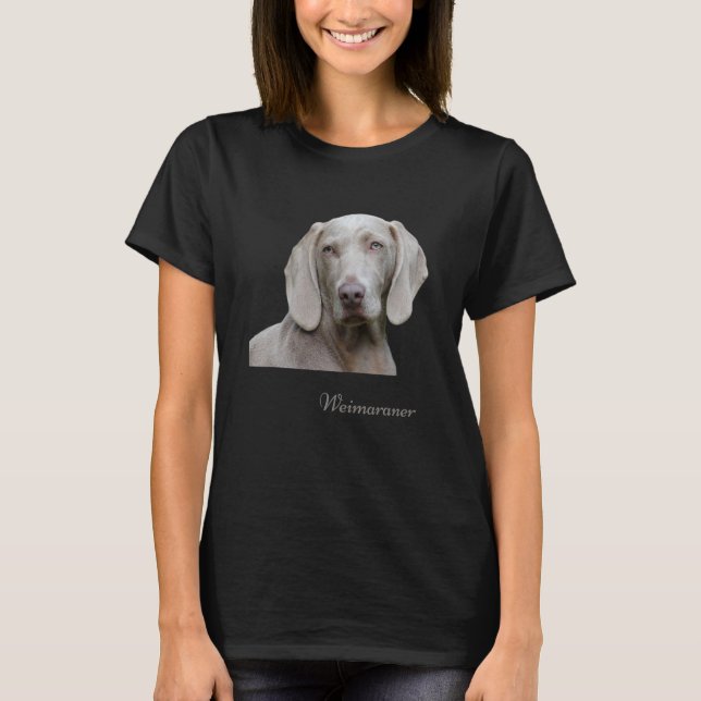Weimaraner   Beautiful Weimaraner Hunting Dog T-Shirt (Front)