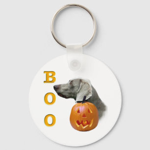 Weimaraner Boo Key Ring