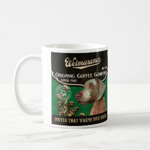 Weimaraner Brand – Organic Coffee Company Mug
