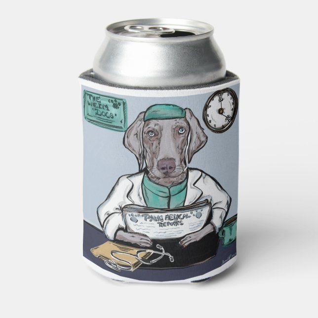 Weimaraner Can Cooler (Can Back)