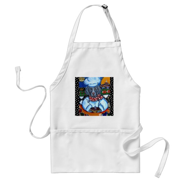 Weimaraner Chef Standard Apron (Front)