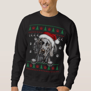 Weimaraner Christmas Ugly Sweater Funny Dog Lover