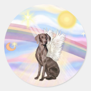 Weimaraner Classic Round Sticker