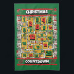Weimaraner Countdown Christmas Advent Calendar Dog Tea Towel<br><div class="desc">Weimaraner Countdown Christmas Advent Calendar Dog kitchen towel features a watercolor of a Weimaraner with a Christmas hat and a Christmas dog collar. Funny design for Dog Lovers!</div>