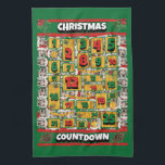 Weimaraner Countdown Christmas Advent Calendar Dog Tea Towel<br><div class="desc">Weimaraner Countdown Christmas Advent Calendar Dog kitchen towel features a watercolor of a Weimaraner with a Christmas hat and a Christmas dog collar. Funny design for Dog Lovers!</div>