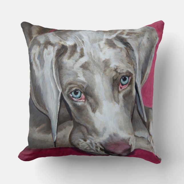 Weimaraner Cushion (Front)