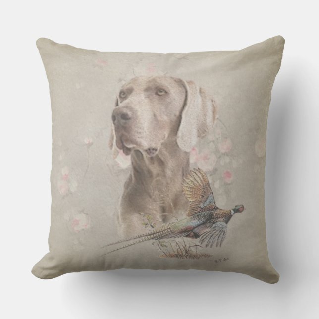 Weimaraner  cushion (Front)