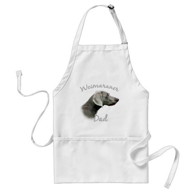 Weimaraner Dad 2 Standard Apron (Front)