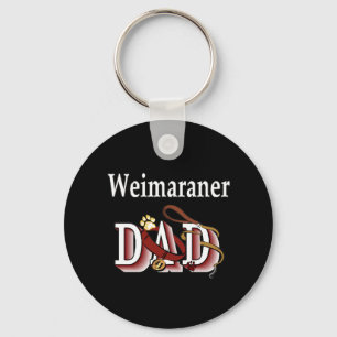 weimaraner dad Keychain