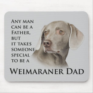 Weimaraner Dad Magnet Mouse Pad