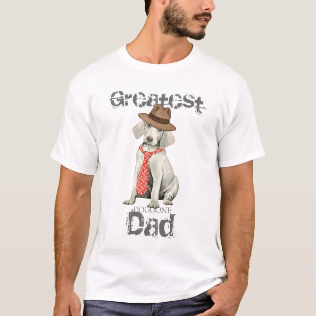 Weimaraner Dad T-Shirt (Front)