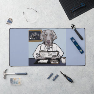 Weimaraner Desk Mat