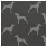 Weimaraner Dog Breed Silhouettes Patterned